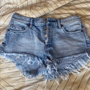 Free people Jean shorts